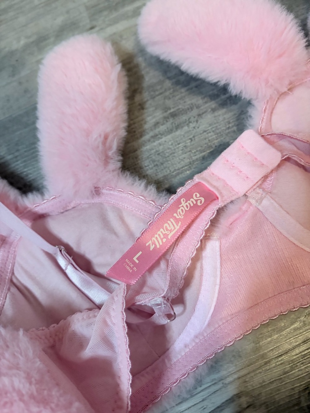 sugarthrillz pink bunny bra - Picture 4 of 4